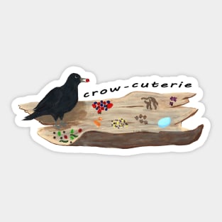 Crow-cuterie Sticker